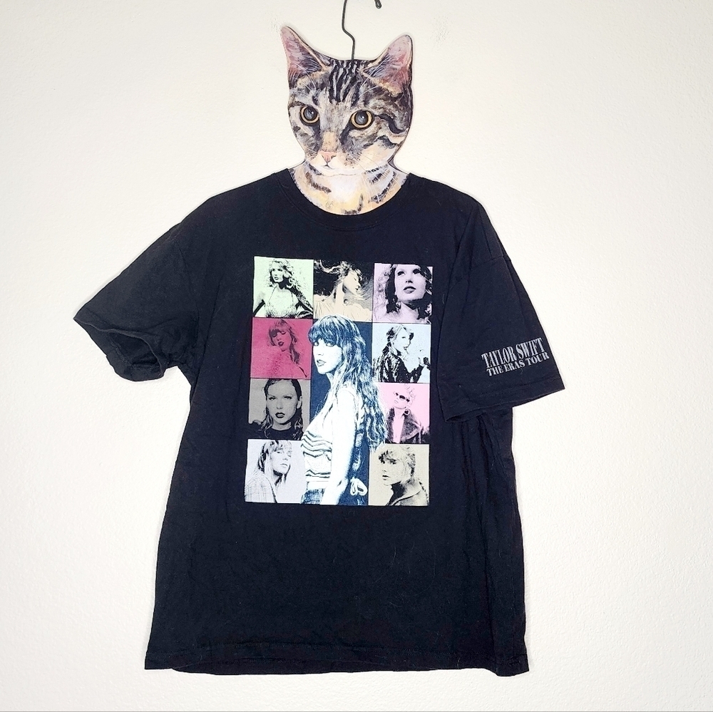 Taylor Swift Eras Tour Black Tee M - Picture 2 of 5